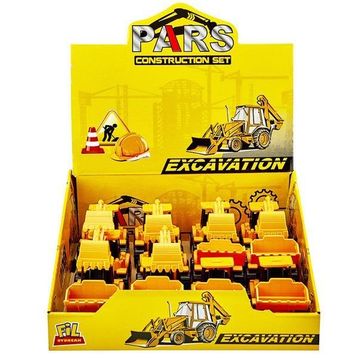 Edutoys 12'li Kepçe Dozer Sürtmeli Araba Standı