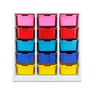Edutoys 15 Çekmeceli Plastik Dolap