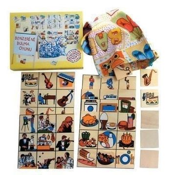 Edutoys 20x28x4 cm +3 Yaş Benzerini Bulma Oyunu