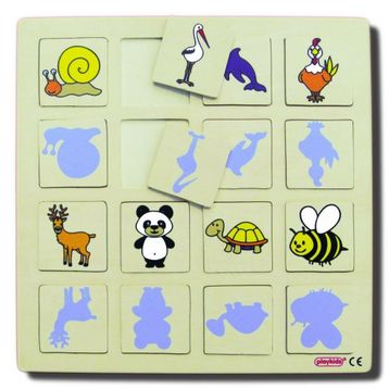 Edutoys 30x30 cm Gölge Oyunu Puzzle