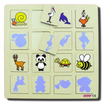 Edutoys 30x30 cm Gölge Oyunu Puzzle