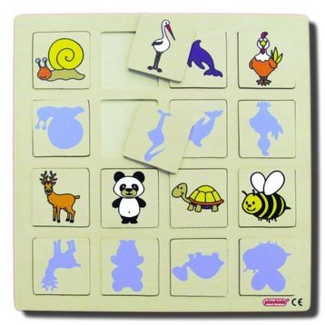 Edutoys 30x30 cm Gölge Oyunu Puzzle
