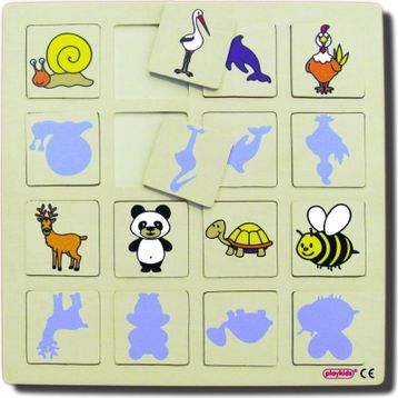 Edutoys 30x30 cm Gölge Oyunu Puzzle