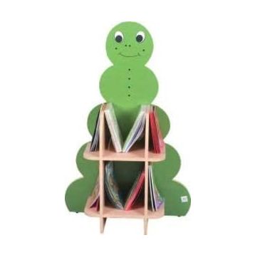 Edutoys 80x30x119 cm Yeşil Çıngöz Kitaplık