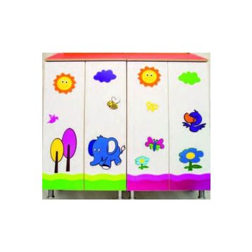 Edutoys Çatılı Bulut Figürlü Vestiyer