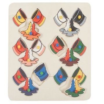 Edutoys Kulplu Renk Karıştırma Oyunu Puzzle