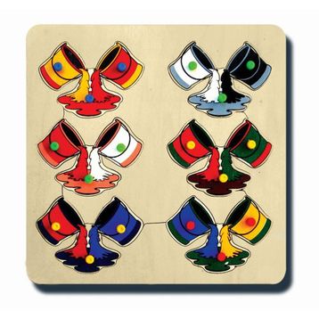 Edutoys Kulplu Renk Karıştırma Oyunu Puzzle