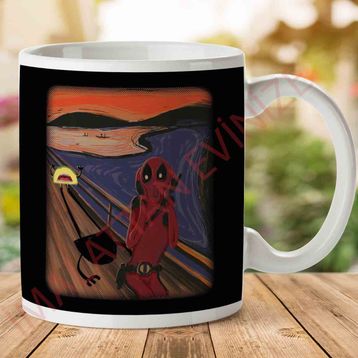 Edward Munch the Deadpool Scream Baskılı Kupa