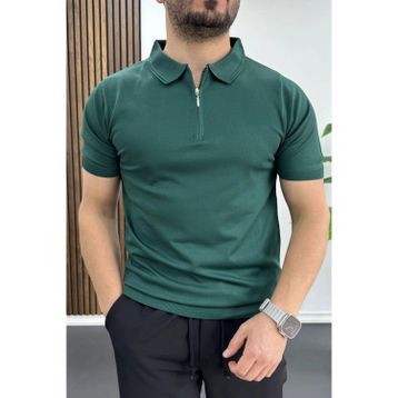 Edwox Yeşil EDW455 Erkek Polo Yaka Düz Tişört
