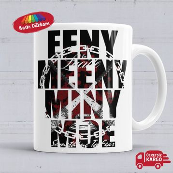 Eeny Meeny Miny Moe Porselen Kupa Bardak