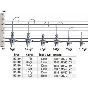 Effe Hg110 Jighead
