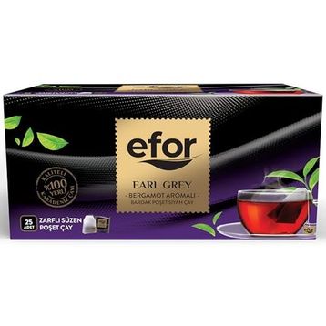 Efor Earl Grey 25x2 gr Bardak Poşet Çay