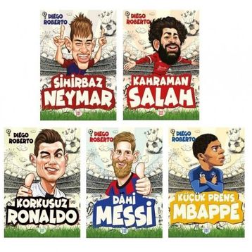 Efsane Futbolcular 5 Kitap Set