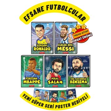 Efsane Futbolcular 5 Kitap Set