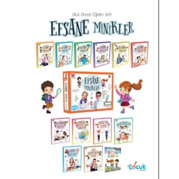 Efsane Minikler Okul Öncesi Eğitim Seti - Dikkat Çocuk Yayınları
