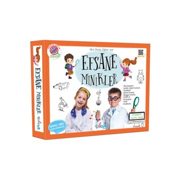 Efsane Minikler Okul Öncesi Eğitim Seti - Dikkat Çocuk Yayınları