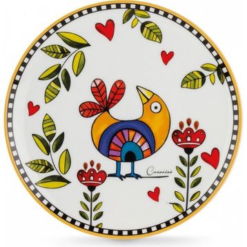 Egan Italy Cocoricò 6'lı 19 cm Sarı Tatlı Tabağı