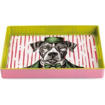 Egan Italy Human Köpek Desenli 40x26 cm Tepsi