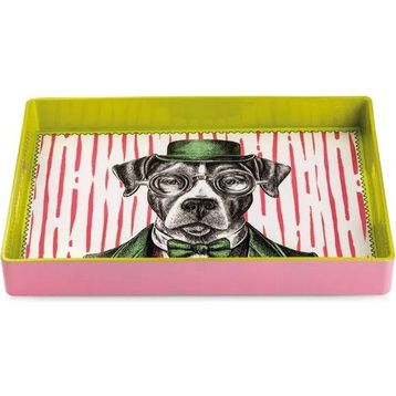 Egan Italy Human Köpek Desenli 40x26 cm Tepsi