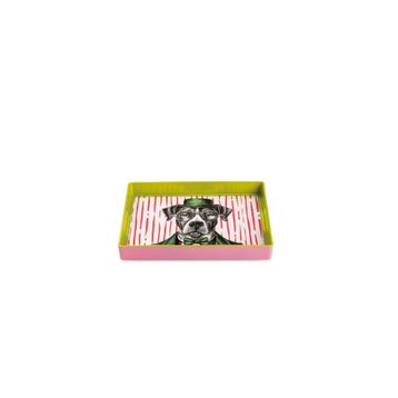 Egan Italy Human Köpek Desenli 40x26 cm Tepsi