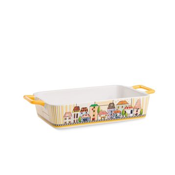 Egan Italy Paese Mio Sarı 34x19 cm Fırın Kabı