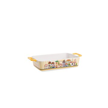 Egan Italy Paese Mio Sarı 34x19 cm Fırın Kabı