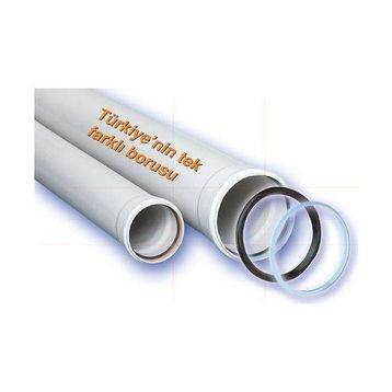 Ege Yıldız 75x500 mm 1.8 mm PVC Boru
