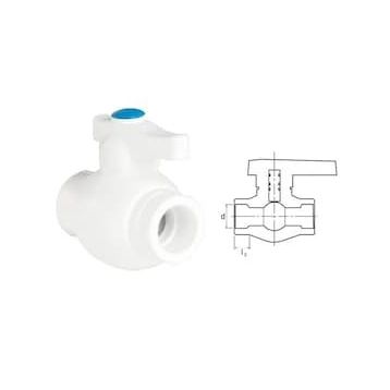 Ege Yıldız PPRC Gri 32 mm Küresel Vana