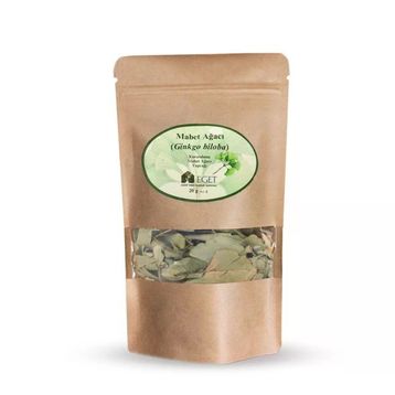 Eget 20 gr Kurutulmuş Mabet Ağacı Ginkgo Biloba Yaprağı