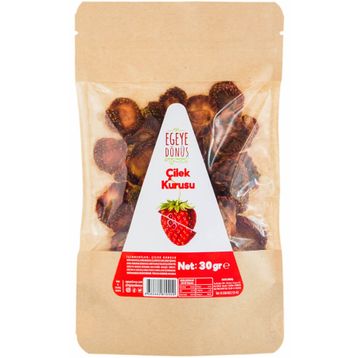 Egeye Dönüş Şekersiz Çilek Cipsi Meyve Kurusu 30 gr