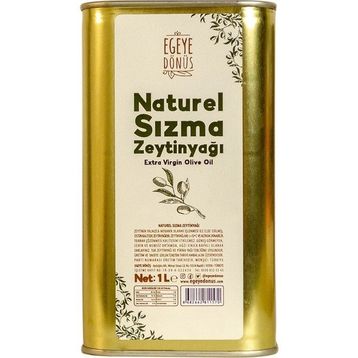 Egeye Dönüş Teneke Naturel Sızma 1 lt Zeytinyağı