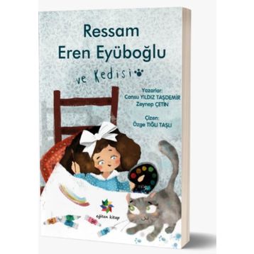 Eğiten Kitap Ressam Eren Eyüboğlu ve Kedisi