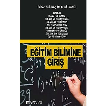 EĞİTİM BILIMINE GİRİŞ - FATIH TÖREMEN