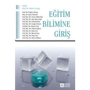 Eğitim Bilimine Giriş - Pegem Akademi Yayıncılık