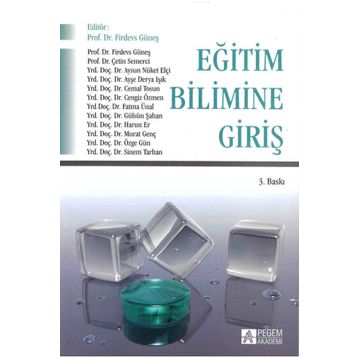 Eğitim Bilimine Giriş - Pegem Akademi Yayıncılık