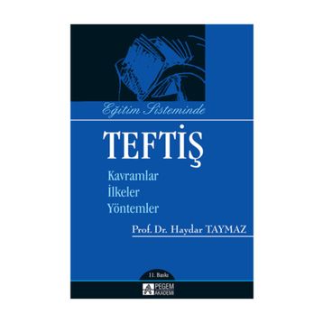EĞİTİM SISTEMINDE TEFTİŞ - A. HAYDAR TAYMAZ