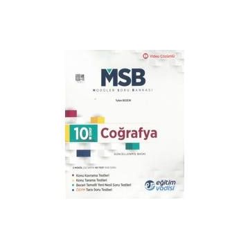 Eğitim Vadisi 10. Sınıf Modüler Coğrafya Soru Bankası
