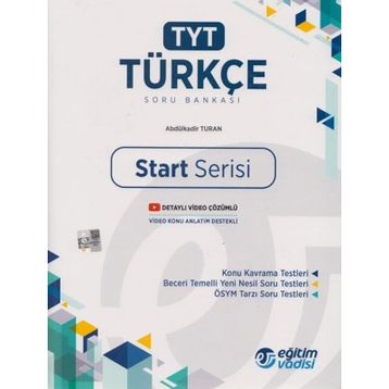 Eğitim Vadisi Start Serisi Tyt Türkçe Soru Bankası