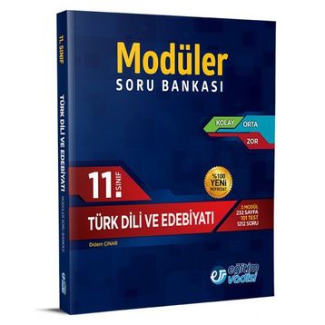 Eğitim Vadisi Yayınları 11.Sınıf Türk Dili Ve Edebiyatı Modüler Soru Bankası