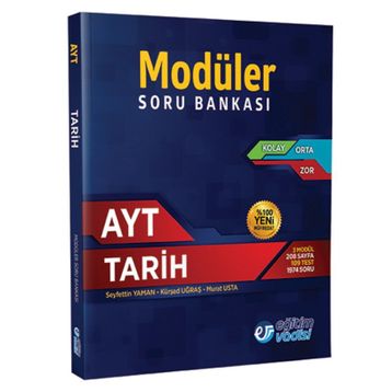 Eğitim Vadisi Yayınları AYT Tarih Modüler Soru Bankası