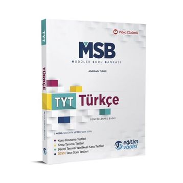 Eğitim Vadisi Yayınları TYT Türkçe Soru Bankası