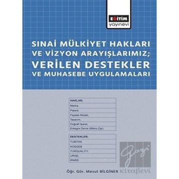 Eğitim Yayınevi Sınai Mülkiyet Hakları Ve Vizyon Arayışlarımız Verilen Destekler Ve Muhasebe Uygulamaları
