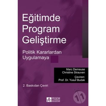 Eğitimde Program Geliştirme - Marc Demeuse