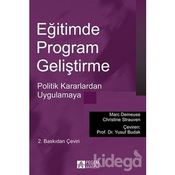 Eğitimde Program Geliştirme - Marc Demeuse