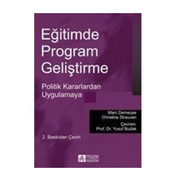 Eğitimde Program Geliştirme - Marc Demeuse