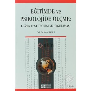 Eğitimde ve Psikolojide Ölçme - Yaşar Baykul