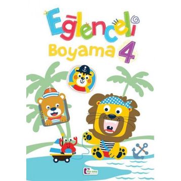 Eğlenceli Boyama 4 - Mor Elma Yayınları