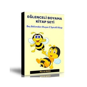 Eğlenceli Boyama Kitap Seti 2 Spiralli Kitap