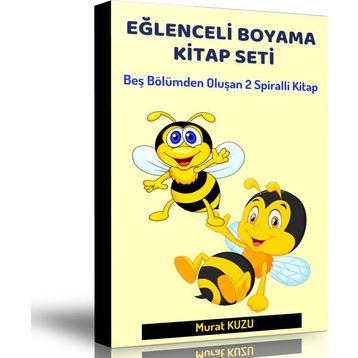Eğlenceli Boyama Kitap Seti 2 Spiralli Kitap