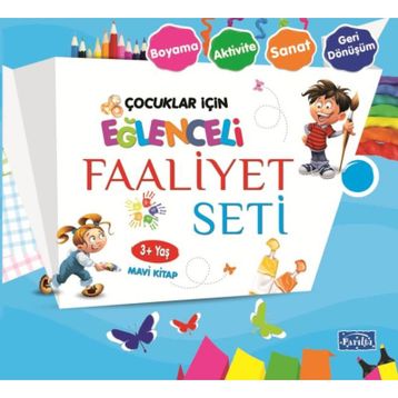 Eğlenceli Faaliyet Seti - Mavi Kitap - 3+ Yaş - Kolektif